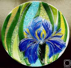 Check spelling or type a new query. Artwork White Dish For The Holiday Table Blue Toffees Repeat Glass Fusing Buy On Artnow Ru