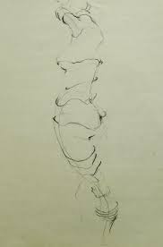 Female Figure Drawing Using Compressed Charcoal And Minimal Lines By Derek Gundy Drawing Instructor At Artists Edge Bocetos Esbozos Dibujos