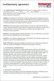 In a nutshell, if you are asked to sign an nda, you are. Confidentiality Agreement