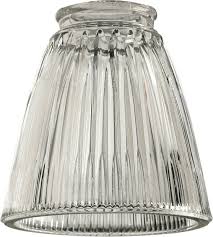 Clear Ribbed 5 Glass Novelty Pendant Shade Replacement Glass Shades Pendant Light Shades Glass Shades