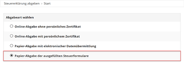 In diesem formularpaket finden arbeitnehmer die für ihre steuererklärung notwendigen formulare. Papier Abgabe Der Ausgefullten Steuerformulare