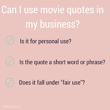 So raise your double 7 and 7 (you'll like it, it's sweet). Can You Use Movie Quotes In Your Business Brittanyratelle Com