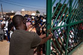 People are also not allowed to jog in public for the next three weeks. South African Lockdown Antipathy Puts Ramaphosa On Back Foot Bloomberg