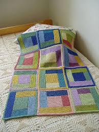 pin on crocheted blanket