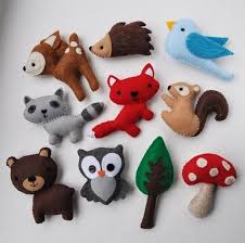 Little Friends Felt Animal Patterns Felt Crafts Felt Animals