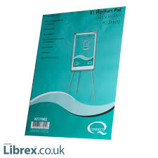 Q Connect Flip Chart Paper Pads A1