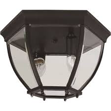 National Brand Alternative Part Nbcl9886 Bk 12 In 2 Light Black Flush Mount Ceiling Mount Outdoor Light Fixture Flush Mount Ceiling Lights Home Depot Pro