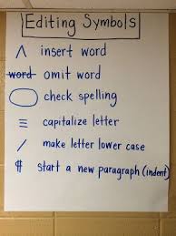 Post Editing Symbols So That Students Understand Teacher