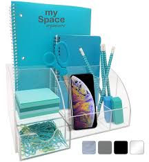 From incoming mail to office supplies, the desk organizer caddy is your personal command center. Acrylic Office Desk Organizer With Drawer 9 Compartments Clear All In One Office Supplies And Cool Desk Accessories Organizer Enhance Your Office Decor Desktop Organizer Clear Buy Online In Guernsey At Guernsey Desertcart Com