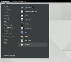 Image result for gnome-main-menu