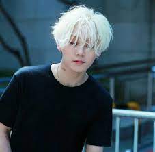 See more ideas about boy with white hair, anime, anime guys. Pentagon Icons White Hair Men Boy With White Hair Boy Hairstyles