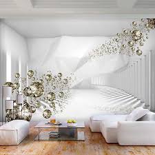 Vlies Fototapete 3d Optik Tunnel Weiss Diamant Tapete Wandbilder Xxl Wohnzimmer Fototapete Deckengestaltung Schlafzimmer Wandtapete