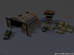 Military Scene 3d Model Free 3d Model Download
