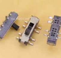 Slide Switch SMD Vertical - 8 pins - 2 circuits - 3 ...