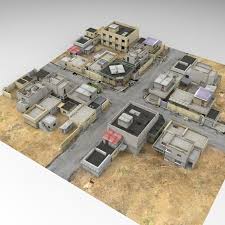 3d Model Desert Town Poser Vue Cgtrader Wargaming Terrain Warhammer Terrain 40k Terrain