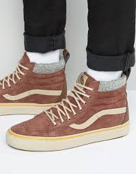 The official vans online store. Vans Sk8 Hi Mte Dx Sneakers In Brown Va3498lqv 62 Asos Lookastic