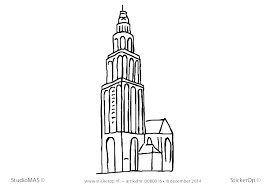 Martinitoren Groningen Groningen Bullet Journal Ideeen Auto Stickers
