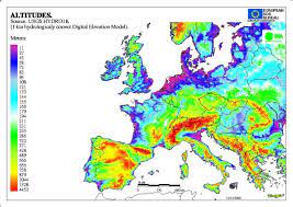 Harta este în modul 2d. Altitudine Harta Uk Harta Uk Altitudine Europa De Nord Europa