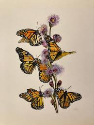 Paint a monarch butterfly stepping stone will show you how! Monarch Butterflies Paintings For Sale Saatchi Art