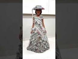 Newspaper In Fancy Dress By Niyasi Jain Youtube Fancy Dress Competition Fancy Dress For Kids Fancy Dress Costumes