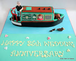 Canal Boat Cake Boat Cake Cake Canal Boat