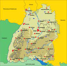 The scholarship program for students and workers. Map Of Baden Wurttemberg Nations Online Project