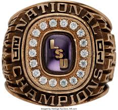 North dakota state university men's football 2018 national championship ring. 2001 Lsu Tigers Ncaa Track Field Championship Ring Lot 13973 Heritage Auctions