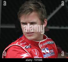 2006 Indianapolis 500 winner Dan Weldon is pushed back to his pits after  refueling at the Indianapolis Motor Speedway in Indianapolis, IN