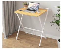 Folding computer desk study table office wood pc laptop workstation home us. Foldable Study Desk Furniture Tables Chairs On Carousell