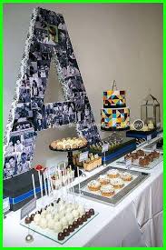 Birthday Blue Black And Silver Party Decorations Pin On Party City