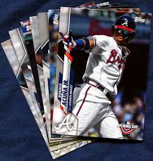 Look for rookies including craig biggio and gary sheffield and hall of famers very nice, factory sealed 1989 donruss set. 2020 Topps Opening Day Atlanta Braves Baseball Cards Team Set
