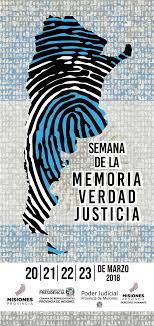 Como no es cualquier fecha, como seguimos exigiendo verdad y justicia, como hace 45 años; Del 20 Al 23 De Marzo Semana De La Memoria Verdad Y Justicia Pagina 16
