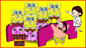 Five Little Spongebob Jumping On The Bed Sungerbob 5 Kucuk Maymun