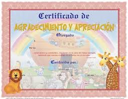 Certificado de presentación de niña author: Certificados Senda De Vida