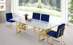 Pierre Blue Table Sala Da Pranzo Mobili Tavoli