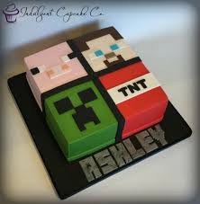 Minecraft Cake Kuchen Kindergeburtstag Minecraft Kuchen Geburtstagskuchen Fur Jungen