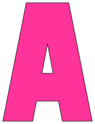 Customize the letters by coloring with markers or . 8x10 5 Inch Pink Printable Letters A Z 0 9 Printable Party Com