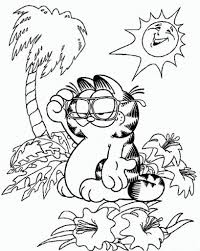 Printable Garfield Coloring Pages Coloringme Com