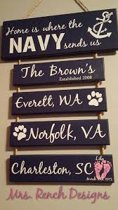 Home Is Where The Navy Sends Us Navy Home Is Sign Navy Etsy Navy Retirement Gifts Navy Wife Life Military Crafts