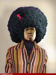 50 Cent Afro Hairstyle Afro Hairstyles 70s Hair Men Mens Hairstyles