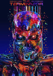 The Terminator Art Terminator Movie Poster Art