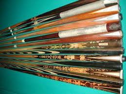 Antique Brunswick Billiard Pool Cues Rieper Albert Pick French Marquetry Cues B Finck Henin Aine J Adorjan Gold Silv Billiards Pool Antique Billiards Pool Cues