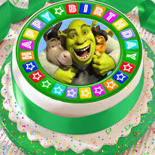 Shrek Happy Birthday Green Colourful Precut Edible 7 5 Inch Cake Topper 4u232a Ebay Free for commercial use no attribution required high quality images. shrek happy birthday green colourful precut edible 7 5 inch cake topper 4u232a ebay