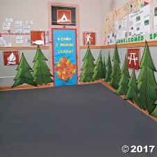 During the last month of school, i transformed my classroom into a campsite and my students rotated through various camping themed classroom activities. Camping Theme Classroom Door Novocom Top