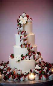 Strawberries White Wedding Cakes Wedding Cakes Wedding Cake Disasters