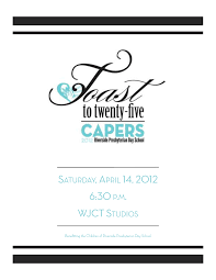 SATURDAY, APRIL 14, 2012 6:30 P.M. WJCT STUDIOS