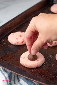 Cherry Kiss Cookies (Cherry Blossom Cookies) • MidgetMomma