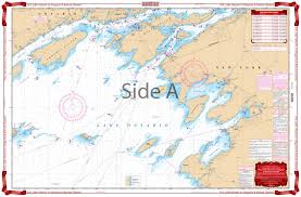 northeast lake ontario kingston and bateau channel navigation chart 141