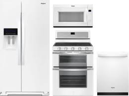If you love to cook but don't have a lot of extra counter space to work with, you may want to consider adding small cooking appliances to your home. Whirlpool Wpreradwmw4235 4 Piece Kitchen Appliances Package With Side By Side Refrigerator Gas Range Dishwasher And Over The Range Microwave In White