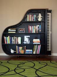 Incredible Classical Music Decor For Your Home Cool Bookshelves Creative Bookshelves Music Decor